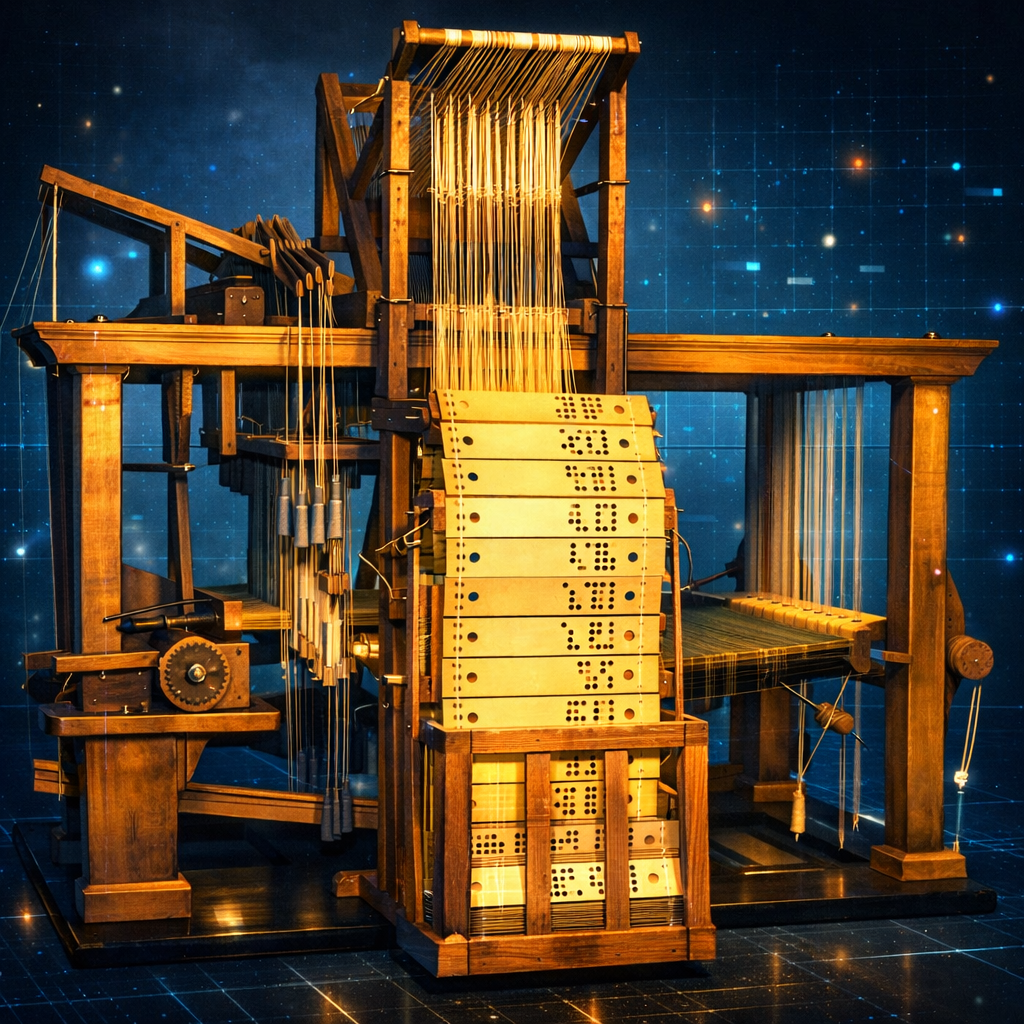 Jacquard punched cards