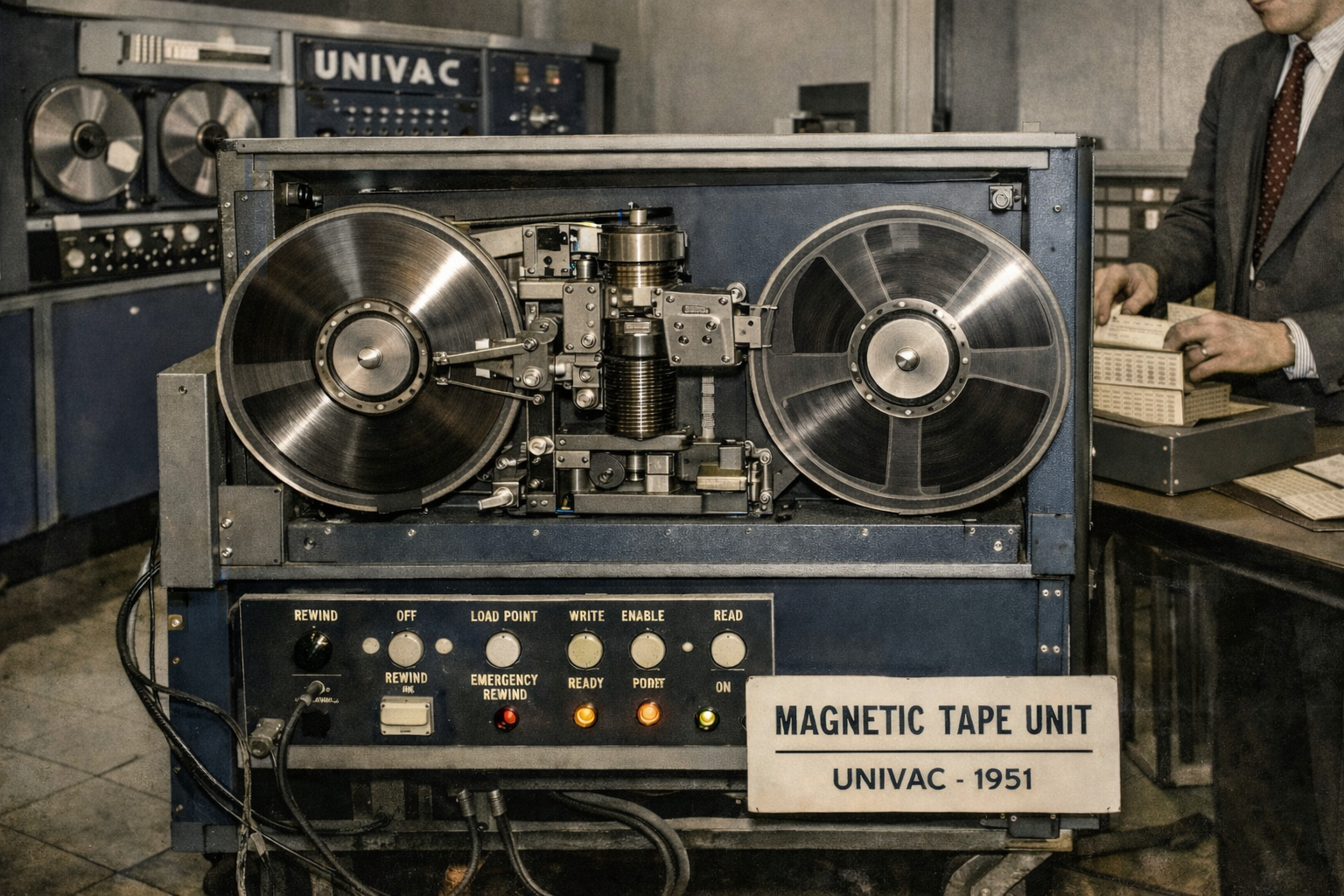 Magnetic tape for computers