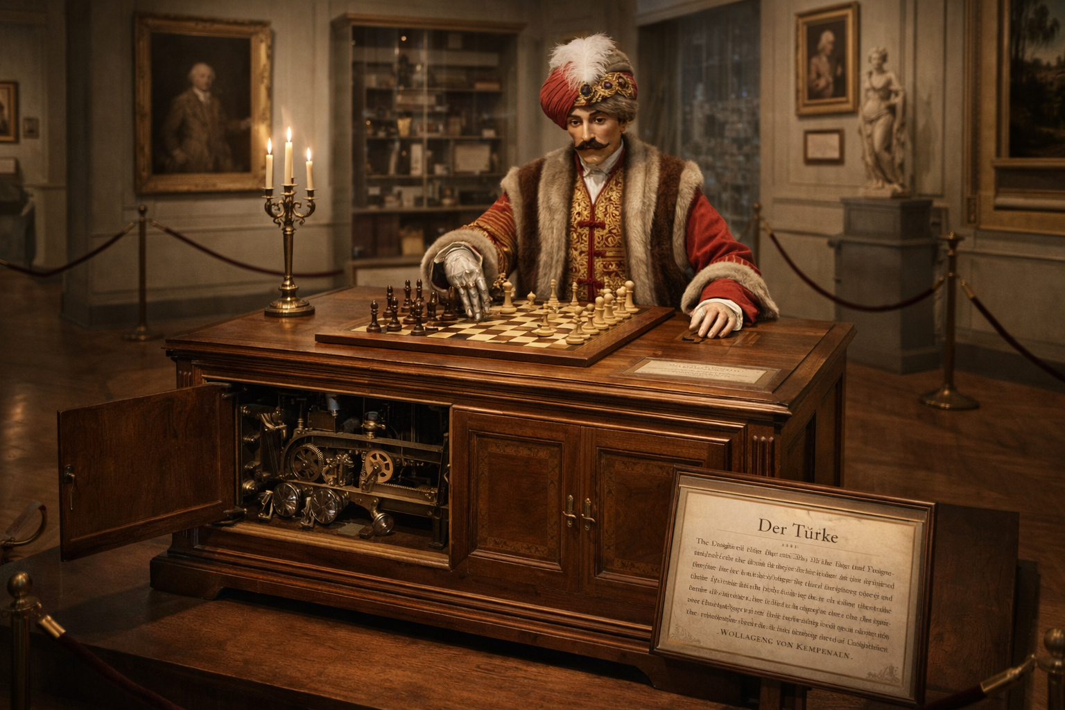 Turk exhibition scene (placeholder)